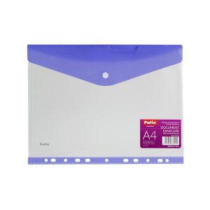 Mape dokumentie - aploksne PATIO A4, matēta, violetā krāsā - 150-03480
