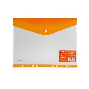 Mape dokumentie - aploksne PATIO A4, matēta, oranžā krāsā - 150-03481
