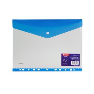 Mape dokumentie - aploksne PATIO A4, matēta, gaiši zilā krāsā - 150-03482
