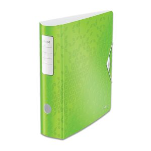 Mape-reģistrs LEITZ Active PP WOW, A4 formāts, 80 mm, zaļa - 150-03642
