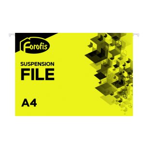 Fails iekarināmais A4 FOROFIS (dzeltens), 200g/m2 - 150-03846