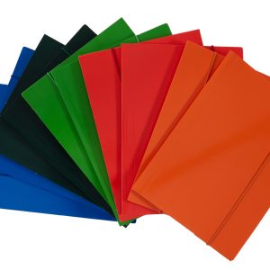 Mape ar gumiju KRESKA no kartona, A5 formāts,asorti krāsas - 150-03926