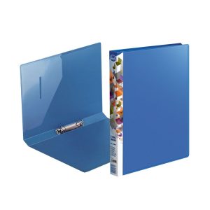 Mape ar 2 gredzeniem FOROFIS A4 formāts, platums 20 mm, PP, zilā krāsā - 150-03942