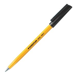 Lodīšu pildspalva STAEDTLER STICK 430F 0.7mm melna - 200-00341