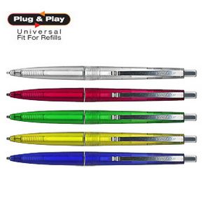 Lodīšu pildspalva SCHNEIDER ICY COLOURS K20, asorti caurspīdīgs korpuss, zila - 200-00484