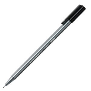 Flomasterveida pildspalva STAEDTLER TRIPLUS fineliner, 0.3mm, melna tinte - 200-00575