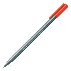 Flomasterveida pildspalva STAEDTLER TRIPLUS fineliner 0.3mm sarkana krāsā - 200-00576