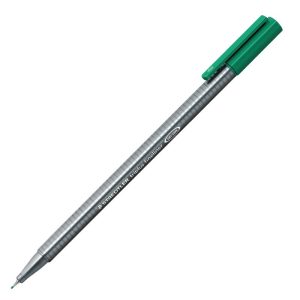 Flomasterveida pildspalva STAEDTLER TRIPLUS fineliner, 0.3mm, zaļa tinte - 200-00577