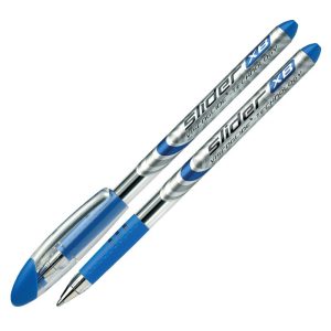 Lodīšu pildspalva SCHNEIDER SLIDER BASIC M, 1.0 mm, zila tinte - 200-00709