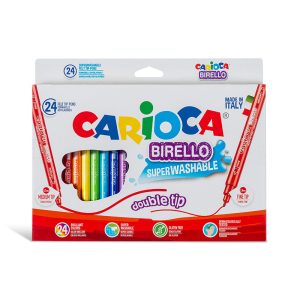 Flomasteri UNIVERSAL Birello divpusējie, 24 krāsas - 200-01240