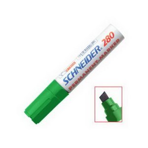 Noturīgais marķieris SCHNEIDER 280 slīps, zaļš - 200-01436