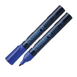 Noturīgais marķieris SCHNEIDER Maxx 230 konisks, 1-3 mm, zils - 200-01449
