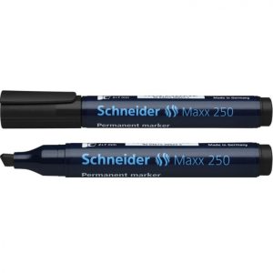 Noturīgais marķieris SCHNEIDER Maxx 250 slīps, melns - 200-01450