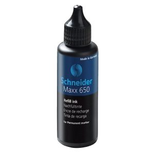 Tinte noturīgam marķierim SCHNEIDER Maxx 650, melna - 200-01478