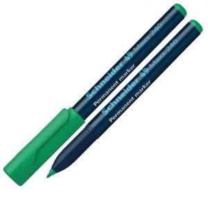 Noturīgais marķieris SCHNEIDER Maxx 240 konisks 1-2 mm, zaļš - 200-01483