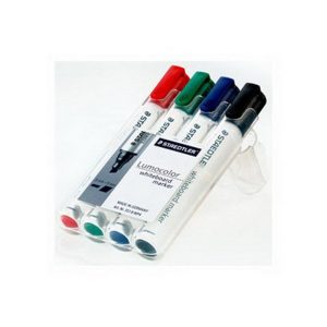 Marķieru komplekts tāfelei STAEDTLER slīps serdenis, 4 krāsas - 200-01569