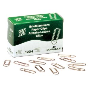 Saspraudes DURABLE 77mm,(viļņotas) 100gab/kastītē., vara pārklājums - 200-02058