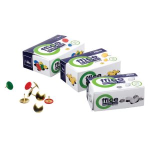 Piespraudes FORPUS 100 gab./iepak., krāsainas