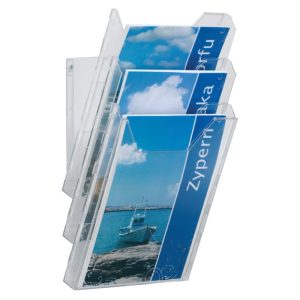 Informācijas turētājs Durable A4 formāts, 3 nodalījumi, caurspīdīgs - 200-02502