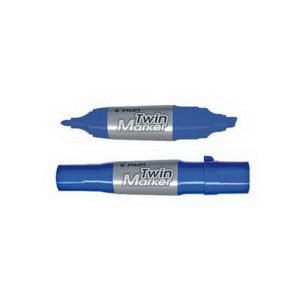 Noturīgais marķieris PILOT TWIN MARKER EF/F divpusīgs, melns - 200-03027