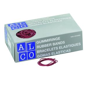 Gumijas naudas iesaiņošanai ALCO 1.5xD65mm 1 kg, sarkana - 200-03632