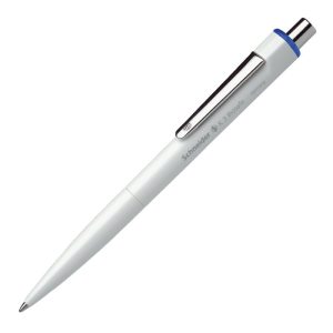 Lodīšu pildspalva SCHNEIDER K3 Biosafe balts korpuss, zila tinte - 200-03713