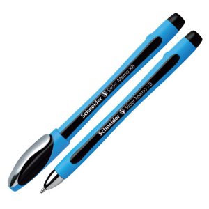 Lodīšu pildspalva SCHNEIDER SLIDER MEMO XB 1.4mm zils korpuss melna tinte - 200-03718