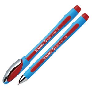 Lodīšu pildspalva SCHNEIDER SLIDER MEMO XB 1.4mm zils korpuss sarkana tinte - 200-03719