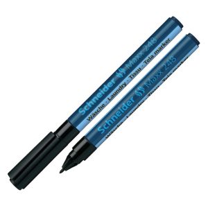 Noturīgais marķieris SCHNEIDER tekstilam Maxx 248, 1 mm,  melna tinte - 200-03743