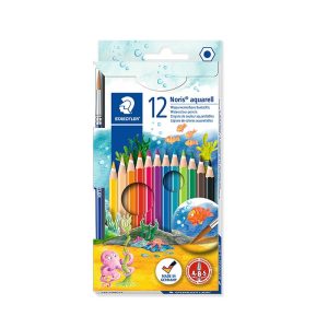 Krāsainie akvareļu zīmuļi STAEDTLER NORIS CLUB 12 krāsu komplekts - 200-03750