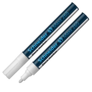 Krīta marķieris SCHNEIDER DECO Maxx 265 balts - 200-04164