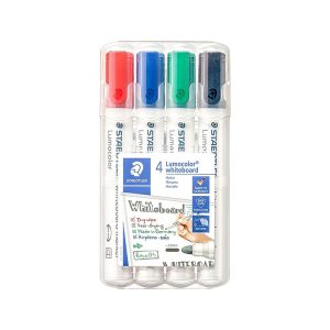 Marķieru komplekts tāfelei STAEDTLER konisks serdenis, 4 krāsas - 200-04621