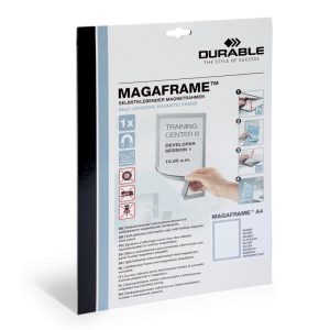 Pašlīpoša kabata DURABLE DURAFRAME ar rāmi sudraba krāsā, A4 formāts - 200-05158