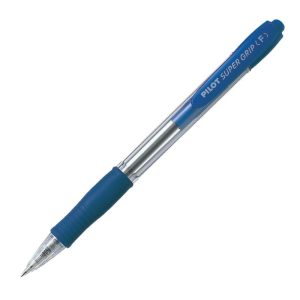 Lodīšu pildspalva PILOT SUPER GRIP 0.7mm zila tinte - 200-05171