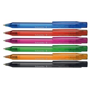 Lodīšu pildspalva SCHNEIDER FAVE 1.0 mm assorti korpuss zila tinte - 200-05280