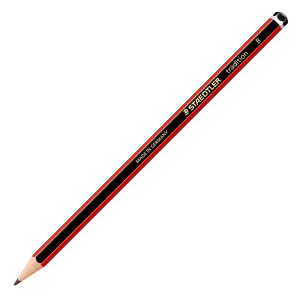 Zīmulis STAEDTLER TRADITION B sarkans korpuss - 200-06011