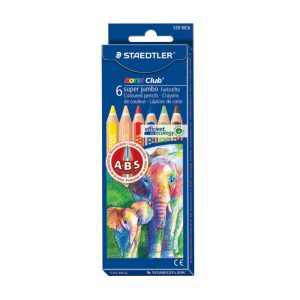Krāsainie zīmuļi Staedtler Noris Club 1287 SUPER JUMBO 6 krāsas - 200-06133