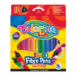 Flomasteri COLORINO JUMBO 10 krāsas - 200-07025