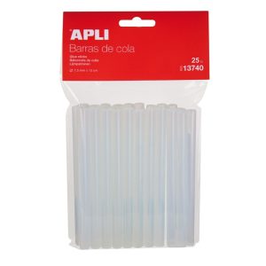 Karstās līmes stienīši APLI līmes pistolei 7.5mm x 10cm, baltas, (25gab.) - 200-09586