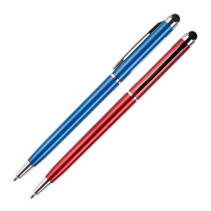Lodīšu pildspalva CENTRUM TOUCH 0.7 mm, asorti korpuss, zila tinte - 200-09938