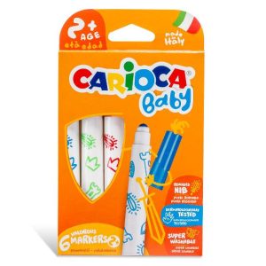 Flomāsteri bērniem CARIOCA BABY-Superwashiable 6 krāsas - 200-10589