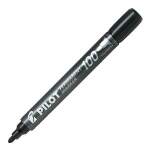 Noturīgais marķieris PILOT MARKER 100 konisks serdenis, melns - 200-10698