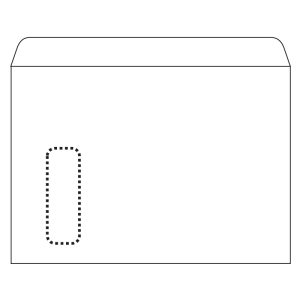 Aploksnes E4 H formāts, 90 g/m2, 229x324mm, 500 gab./iepak - 200-11540
