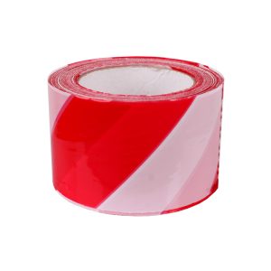 Norobežojošā lente, sarkana/balta, 7.5cm x 200 m - 200-11702