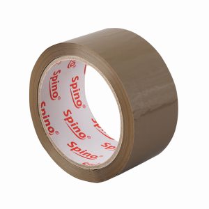 Iepakošanas līmlente SPINO, 48 mm x 66 m, brūna, akrila - 200-12086