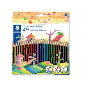 Krāsainie zīmuļi STAEDTLER NORIS COLOUR 185, 24 krāsu komplekts - 200-12142