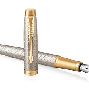 Tintes pildspalva PARKER IM Premium Warm Silver GT Fine - 200-13159