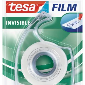 Pašlīmējoša lente tesafilm® Invisible, caurspīdīga 33m x 19mm + 1 turētājs - 200-13215