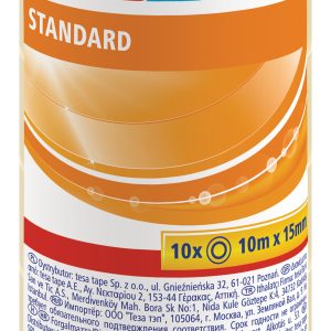 Pašlīmējoša lente tesafilm® Standard, caurspīdīga, 10 x 10m x 15mm - 200-13219