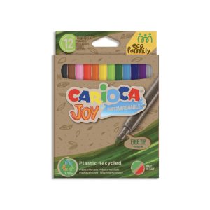 Flomasteri CARIOCA Joy EcoFamily, 12 krāsas - 200-13252